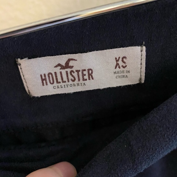 Hollister faux suede navy skater skirt - Picture 3 of 4